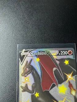 Shiny Charizard v Pokemon Champions Path Secret Rare Card 079/073 Mint Condition - Image 3