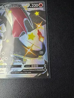 Shiny Charizard v Pokemon Champions Path Secret Rare Card 079/073 Mint Condition - Image 5