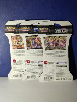 Pokemon Sword and Shield Multiple Set Sleeved Booster Packs Sealed 3 Packs cards - Image 2