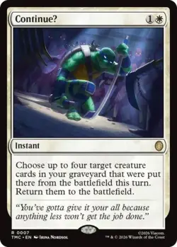 ~ ContinueU ~ NM ~ Commander: Teenage Mutant Ninja Turtles ~ MTG ~ - Image 1