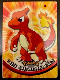 Charmeleon #05 1999 Topps Pokemon TV Animation Edition Regular Card Red Logo - Image 1