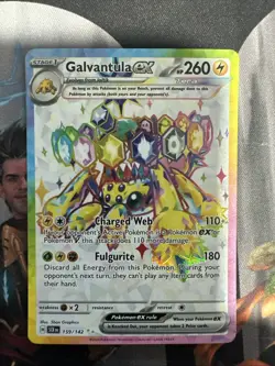 Pokemon TCG Galvantula EX 159/142 Stellar Crown 👑 NM S&V Pokemon Card - Image 1