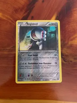 Registeel 51/98 XY - Ancient Origins Reverse Holo Pokemon Card! - Image 1
