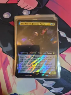 MTG Dr. Who The Master, Formed Anew Extended Art Surge Foil Rare NM/M WHO - Image 1