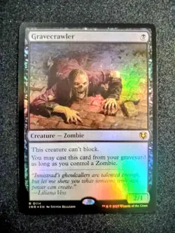 MTG Gravecrawler Foil 0114 Innistrad Remastered NM - Image 1