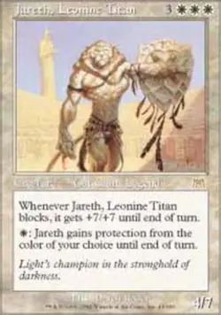 Mint/Near-Mint, English - 1 x MTG Jareth, Leonine Titan Onslaught - Image 1