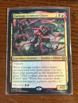 Carnage, Crimson Chaos Marvel's Spider-Man Foil - Image 1
