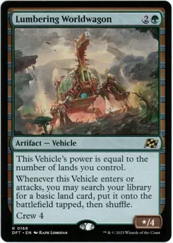 Lumbering Worldwagon - 0168 - Aetherdrift - MTG - NM/M - Image 1