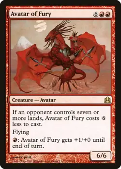 Avatar of Fury 1x MtG Commander 2011 SP/NM - Image 1