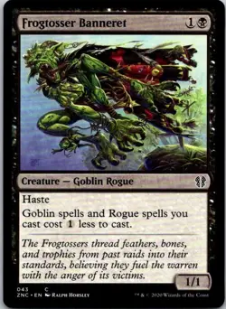 Magic the Gathering Frogtosser Banneret Zendikar Rising Commander MTG Free Ship! - Image 1