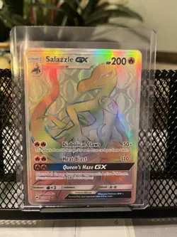 2017 Pokemon Sun & Moon Burning Shadows Salazzle GX #151/147 - Image 1