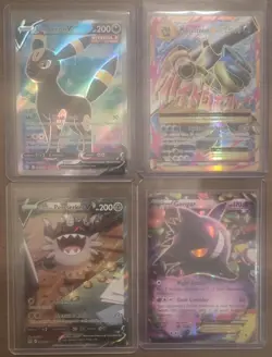 Pokemon Custom Lot - Umbreon, Gengar, Perrerker & Blastoise + 3 Bonus - Image 1