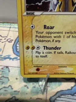 Pokemon TCG Raikou POP RARE PROMO Holo 3/17 Pokemon Promos Holo Promo SWIRL - Image 5