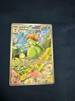 Pokemon Lilligant 092/086 Illustration Rare Black Bolt SV NM Holo - Image 1