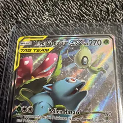 TCG Pokemon English Tag Team Celebi & Venusaur GX SM167 Sm Holo - Image 2