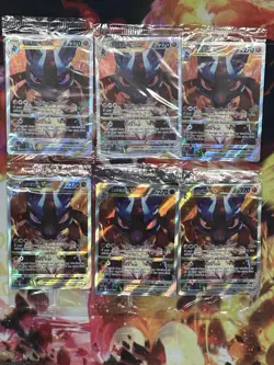 *Lot of 6* Pokemon Crown Zenith Lucario VSTAR Black Star Promo SEALED #SWSH291 - Image 1