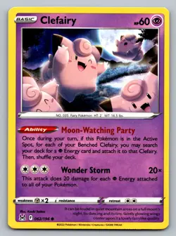 Pokemon TCG SWSH11: Lost Origin Clefairy 062/196 - Image 1