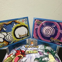 Poliwhirl Poliwrath Cracked Ice Holo Pokemon Safari 2025 Set of 2 - Image 1