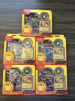​LOT OF 5 Pokemon Day 2026 Collection Box SEALED - 30th Anniversary Pikachu - Image 1