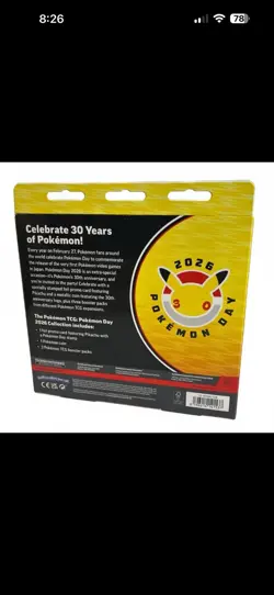 ​LOT OF 5 Pokemon Day 2026 Collection Box SEALED - 30th Anniversary Pikachu - Image 4