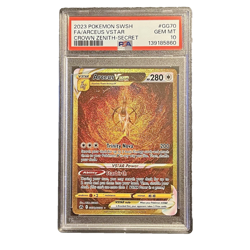 2023 POKEMON SWORD & SHIELD CROWN ZENITH SECRET FULL ART/ARCEUS VSTAR PSA 10 - Image 1