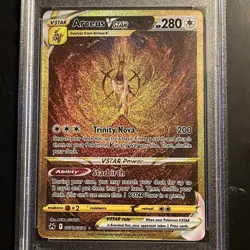 2023 POKEMON SWORD & SHIELD CROWN ZENITH SECRET FULL ART/ARCEUS VSTAR PSA 10 - Image 3
