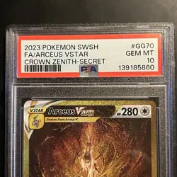 2023 POKEMON SWORD & SHIELD CROWN ZENITH SECRET FULL ART/ARCEUS VSTAR PSA 10 - Image 4