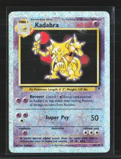 Pokemon 2002 Legendary Collection Kadabra #49/110 - Image 1