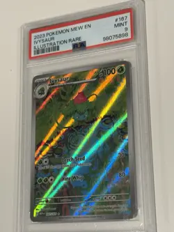Pokemon TCG Ivysaur Scarlet & Violet 151 IR #167/165 Psa 9 Mint - Image 1