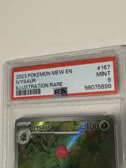 Pokemon TCG Ivysaur Scarlet & Violet 151 IR #167/165 Psa 9 Mint - Image 3