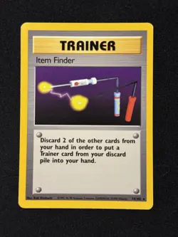 Item Finder #74/102 - Pokemon TCG - Base Set - Rare - LP - Image 1
