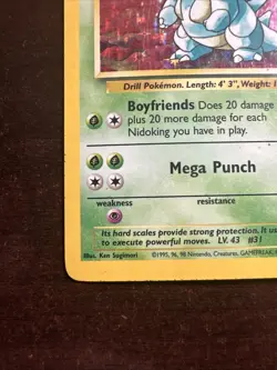Nidoqueen 7/64 Holo HP Pokemon TCG Jungle WOTC HP - Image 5