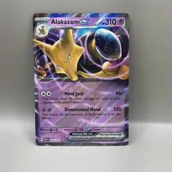 Pokemon TCG - Alakazam EX 65/165 - English 151 2023 TCG Pokemon NM 1001#104 - Image 1