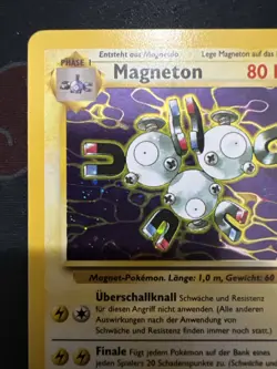 Pokemon TCG Magneton Fossil 11 Holo Unlimited Holo Rare (LP-NM) - Image 2