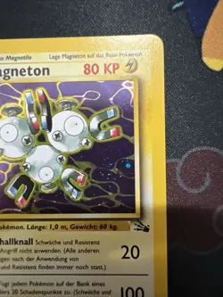 Pokemon TCG Magneton Fossil 11 Holo Unlimited Holo Rare (LP-NM) - Image 3
