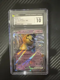 Pokemon TCG Mimikyu ex 004 S&V Black Star Promo CGC 10 Gem Mint - Image 1