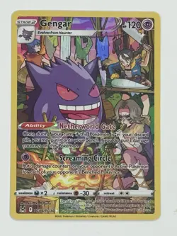 Pokemon Gengar Trainer Gallery Lost Origin Holo Ultra Rare Full Art TG06/TG30 - Image 1