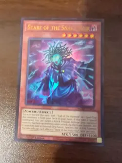 Yu-Gi-Oh Stare of The Snake Hair Ultra Rare Mzmu-en003 Nm - Image 1