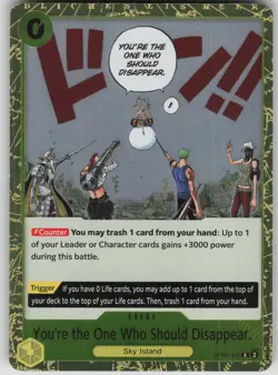 One Piece TCG You're the One Who Should Disappear R Wings of the Captai OP06-115 - Image 1