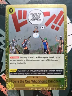 You're the One Who Should Disappear OP06-115 Wings of the Captain Foil - Image 1