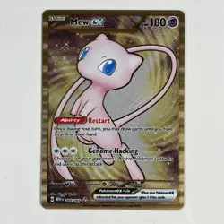 Mew EX 205/165 Metal Hyper Rare Gold Scarlet Violet 151 Pokemon Card TCG - Image 1