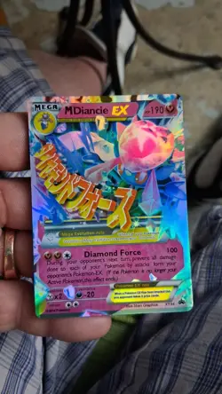 M Diancie EX XY44 Pokemon Holo Black Star Promo Card - Image 1