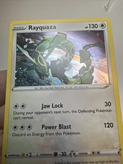 NM Rayquaza SWSH029 Holofoil Sword & Shield Promo AUTHENTIC Pokemon Card - Image 5