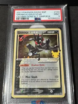 Greninja Star SWSH144 SWSH: Sword & Shield Promo Cards Holo Psa 9 - Image 1
