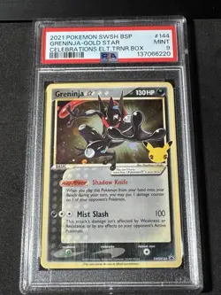 Greninja Star SWSH144 SWSH: Sword & Shield Promo Cards Holo Psa 9 - Image 2