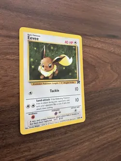 EEVEE - Team Rocket Set - 55/82 - Common - Pokemon Card - Unlimited - LP - Image 3