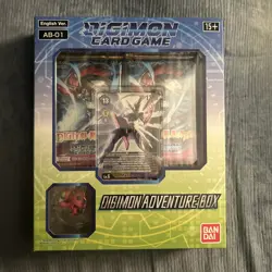 Digimon Card Game AB-01 ADVENTURE BOX #2 Mastemon Promo 4 Packs One Figure 811039036713 - Image 1