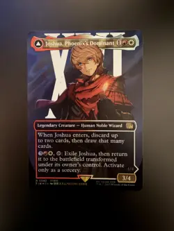 MTG Final Fantasy English Joshua, Phoenix's Dominant Borderless 0542 Surge Foil - Image 1