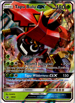 Tapu Bulu-GX - SM32 - Pokemon Sun & Moon Promo Ultra Rare Card VLP - Image 1