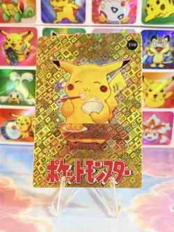 Pokemon Pikachu Vintage Pocket Monsters Vending HOLO Prism Sticker 1998 Nintendo - Image 2
